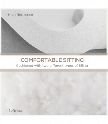 Outsunny Replacement Cushions for Outdoor Furniture Garden Seat Cushion Pad