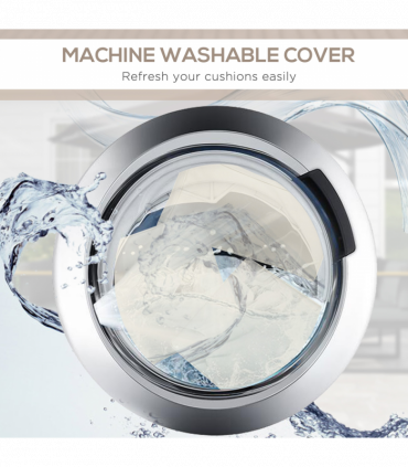 Outsunny Replacement Cushions for Outdoor Furniture Garden Seat Cushion Pad