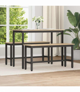 vidaXL Dining Bench Sonoma Oak 100 x 32.5 x 48.5 cm