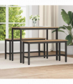 vidaXL Dining Bench Artisan Oak 100 x 32.5 x 48.5 cm