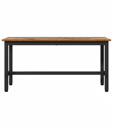 vidaXL Dining Bench 2 pcs Old Wood 100 x 32.5 x 48.5 cm