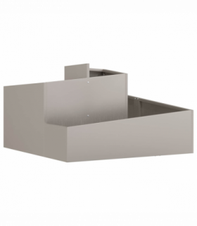 vidaXL Garden Planter Brown 80 x 80 x 50 cm Weathering Steel