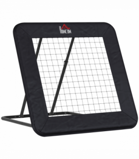 Football Training Net Training Rebounder Net w/ Adjustable Angles - Black