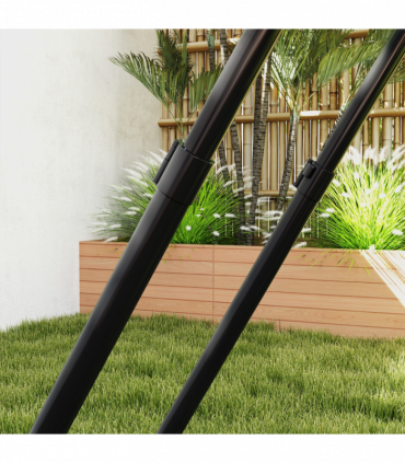 Football Training Net Training Rebounder Net w/ Adjustable Angles - Black