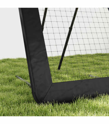 Football Training Net Training Rebounder Net w/ Adjustable Angles - Black