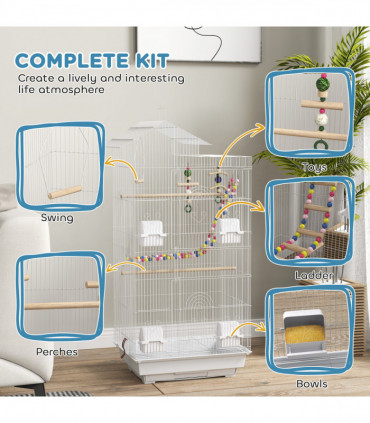 PawHut 81cm Cat Scratching Post w/ Jute Rope, Hanging Ball, Soft Plush Beige