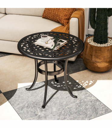 Stunning Aluminium Garden Side Table – Durable & Stylish Outdoor Furniture