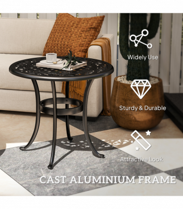 Stunning Aluminium Garden Side Table – Durable & Stylish Outdoor Furniture