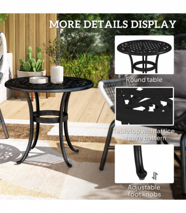 Stunning Aluminium Garden Side Table – Durable & Stylish Outdoor Furniture