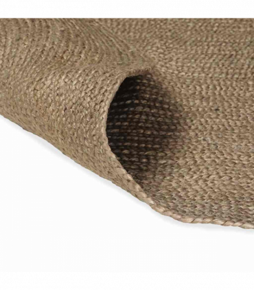 vidaXL Rug Natural and Black 300 x 300 cm Jute