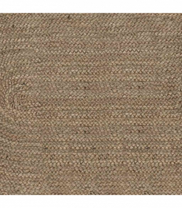 vidaXL Rug Natural and Black 300 x 300 cm Jute