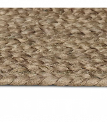 vidaXL Rug Natural and Black 300 x 300 cm Jute