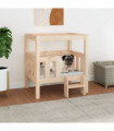 Dog Bed 65.5x43x70 cm Solid Wood Pine