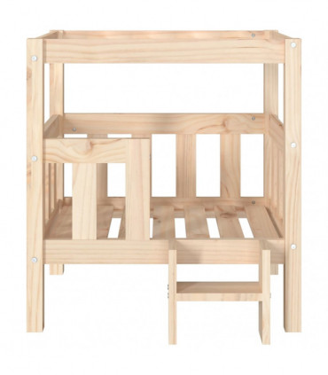 Dog Bed 65.5x43x70 cm Solid Wood Pine