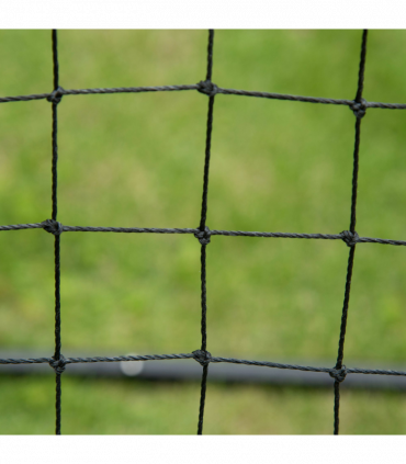 HOMCOM Rebounder Net Goal for Kids Adults Baseball Football Training Black