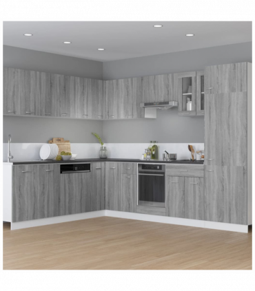 Hanging Cabinet Grey Sonoma 29.5x31x60 cm Engineered Wood