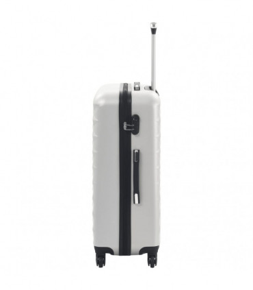 Hardcase Trolley Set 3 pcs Bright Silver ABS