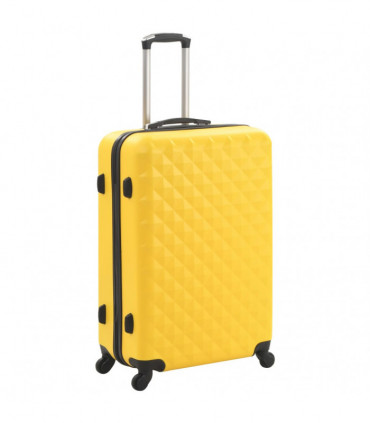 Hardcase Trolley Set 3 pcs Yellow ABS