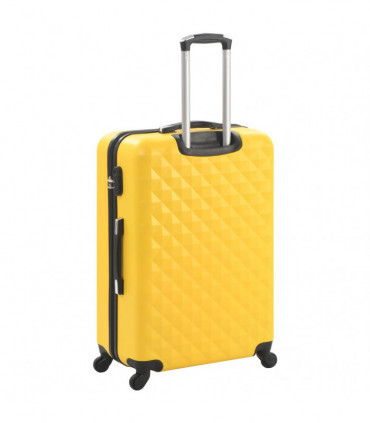 Hardcase Trolley Set 3 pcs Yellow ABS