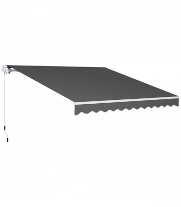 Premium Hand Crank Canopy Awning - Adjustable, Lightweight Protection