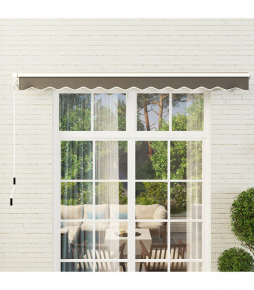 Premium Hand Crank Canopy Awning - Adjustable, Lightweight Protection