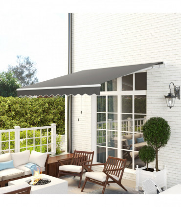 Premium Hand Crank Canopy Awning - Adjustable, Lightweight Protection