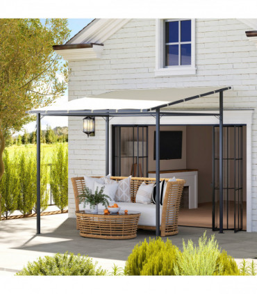 Stylish Dark Grey Outdoor Canopy with UPF30+ Protection & Stability