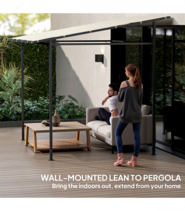 Stylish Dark Grey Outdoor Canopy with UPF30+ Protection & Stability