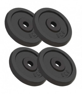 Weight Plates 4 pcs 4x5 kg Cast Iron