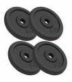 Weight Plates 4 pcs 4x5 kg Cast Iron