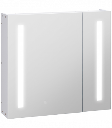 kleankin LED Illuminated Mirror Cabinet  Lights, Touch Switch, for Bathroom