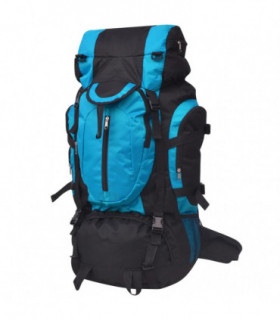 Hiking Backpack XXL 75 L Black and Blue
