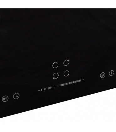 Induction Hob with 4 Burners Touch Control Glass 77 cm 7000 W