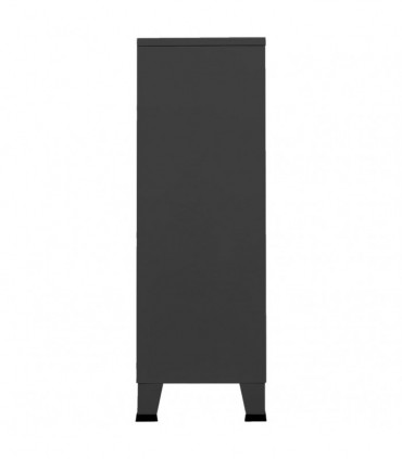 Industrial Wardrobe Anthracite 67x35x107 cm Steel