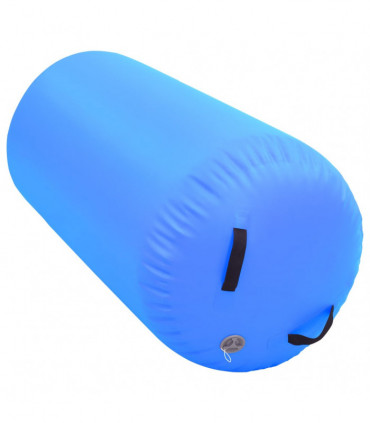 Inflatable Gymnastic Roll with Pump 120x75 cm PVC Blue