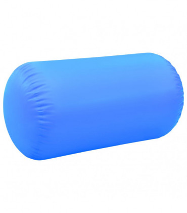 Inflatable Gymnastic Roll with Pump 120x75 cm PVC Blue