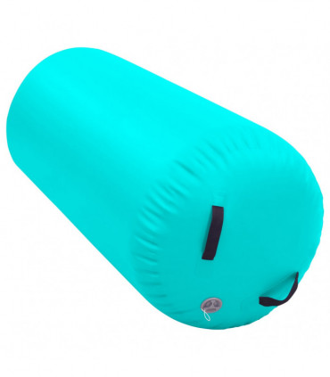 Inflatable Gymnastic Roll with Pump 120x75 cm PVC Green
