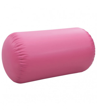 Inflatable Gymnastic Roll with Pump 120x90 cm PVC Pink