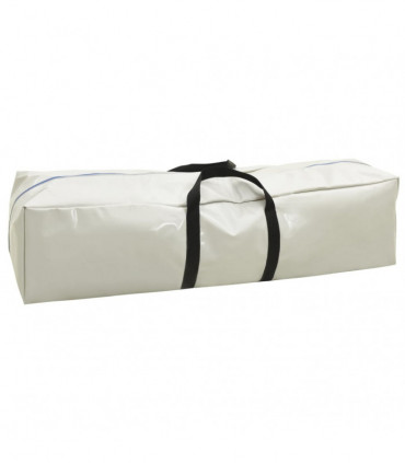 Inflatable Gymnastics Mat with Pump 400x100x20 cm PVC Blue