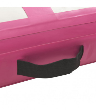 Inflatable Gymnastics Mat with Pump 500x100x20 cm PVC Pink