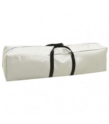 Inflatable Gymnastics Mat with Pump 600x100x20 cm PVC Blue