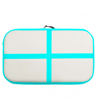 Inflatable Gymnastics Mat with Pump 60x100x10 cm PVC Green