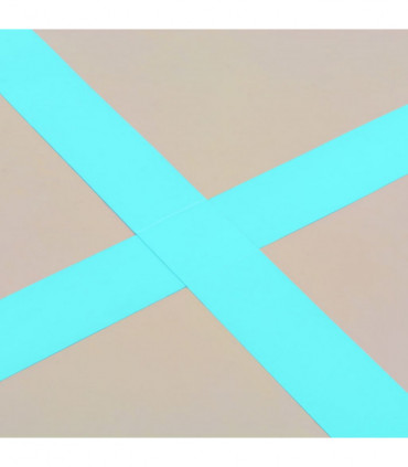 Inflatable Gymnastics Mat with Pump 700x100x10 cm PVC Green