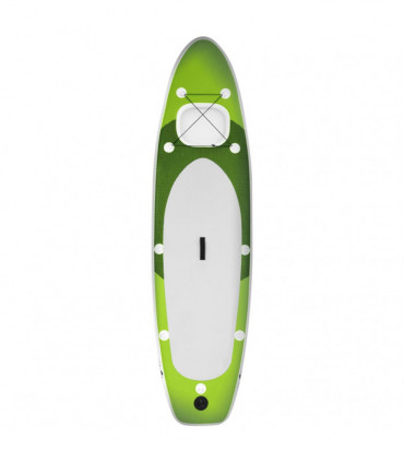 Inflatable Stand Up Paddle Board Set Green 360x81x10 cm