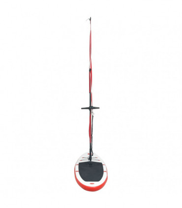Inflatable Stand Up Paddleboard with Sail Set Red and White
