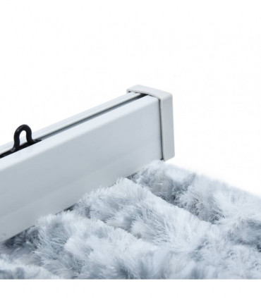 Insect Curtain White and Grey 100x220 cm Chenille