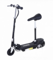 Kids Foldable Electric Powered Scooter 120W Toy Brake Kickstand Black HOMCOM