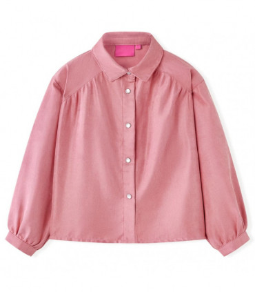 Kids' Blouse with Lantern Sleeves Old Rose 104