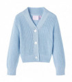 Kids' Cardigan Knitted Blue 104