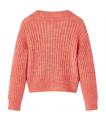 Kids' Cardigan Knitted Medium Pink 104